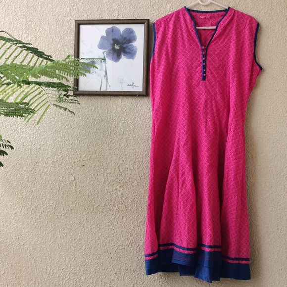 ✅UK 16/XXL Pure Cotton Long Kurta